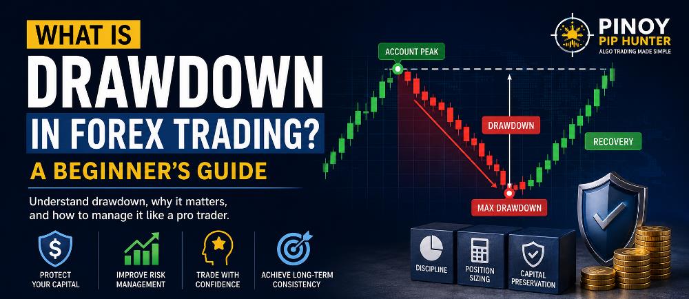 What is drawdown in Forex trading explained with account equity curve