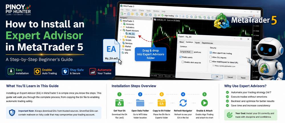 How to install an Expert Advisor in MetaTrader 5 step by step