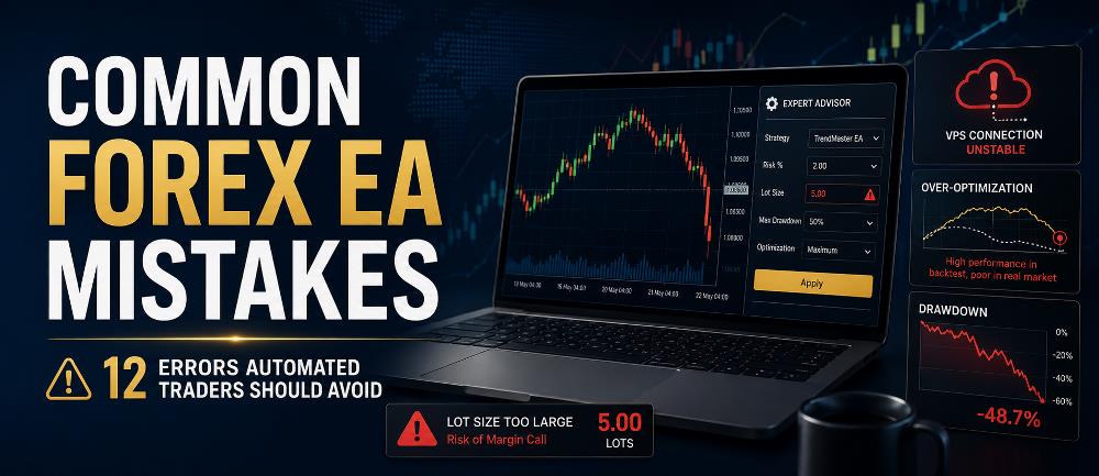 Common Forex EA mistakes automated traders should avoid