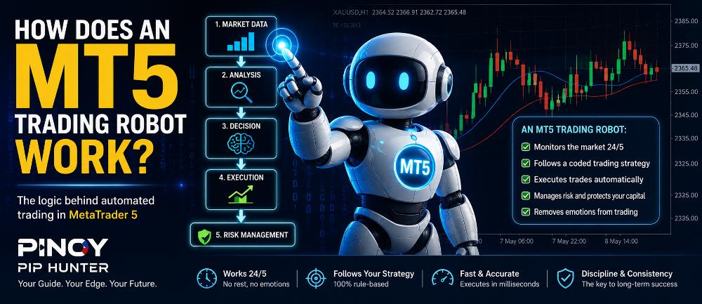 How does an MT5 trading robot works in MetaTrader 5
