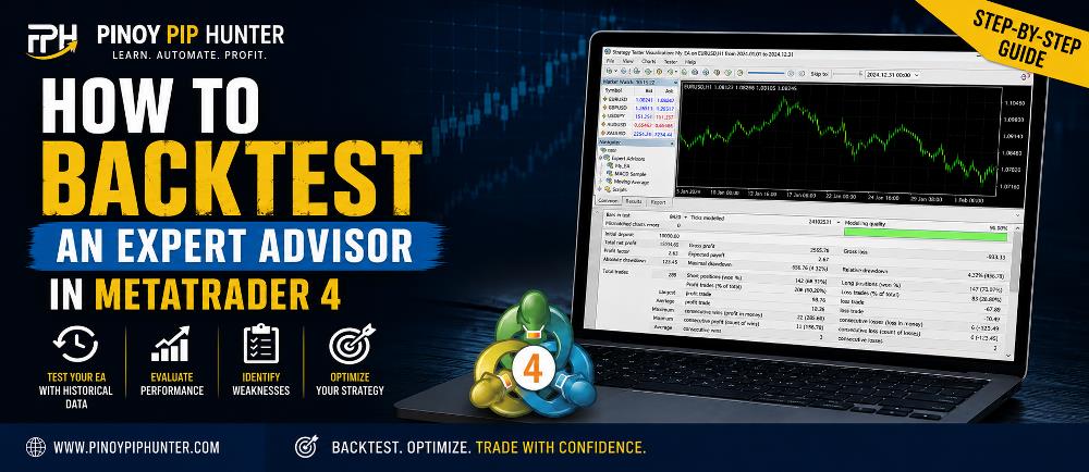 How to backtest an Expert Advisor in MetaTrader 4 using the MT4 Strategy Tester