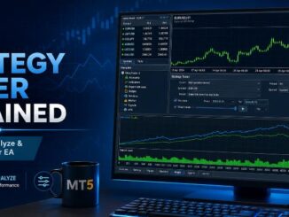 MT5 Strategy Tester interface for backtesting and analyzing Expert Advisors