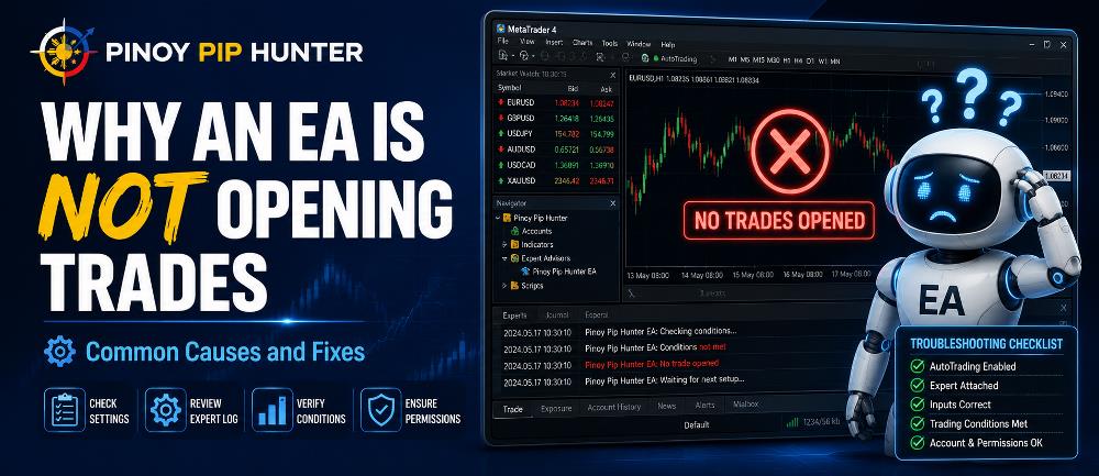 Why an EA not opening trades in MetaTrader
