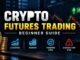 Crypto futures trading explained for beginners with Bitcoin futures, long and short positions, leverage, margin, funding, and liquidation concepts.