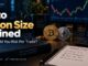 Crypto position sizing illustration showing account risk, stop loss and position size calculation